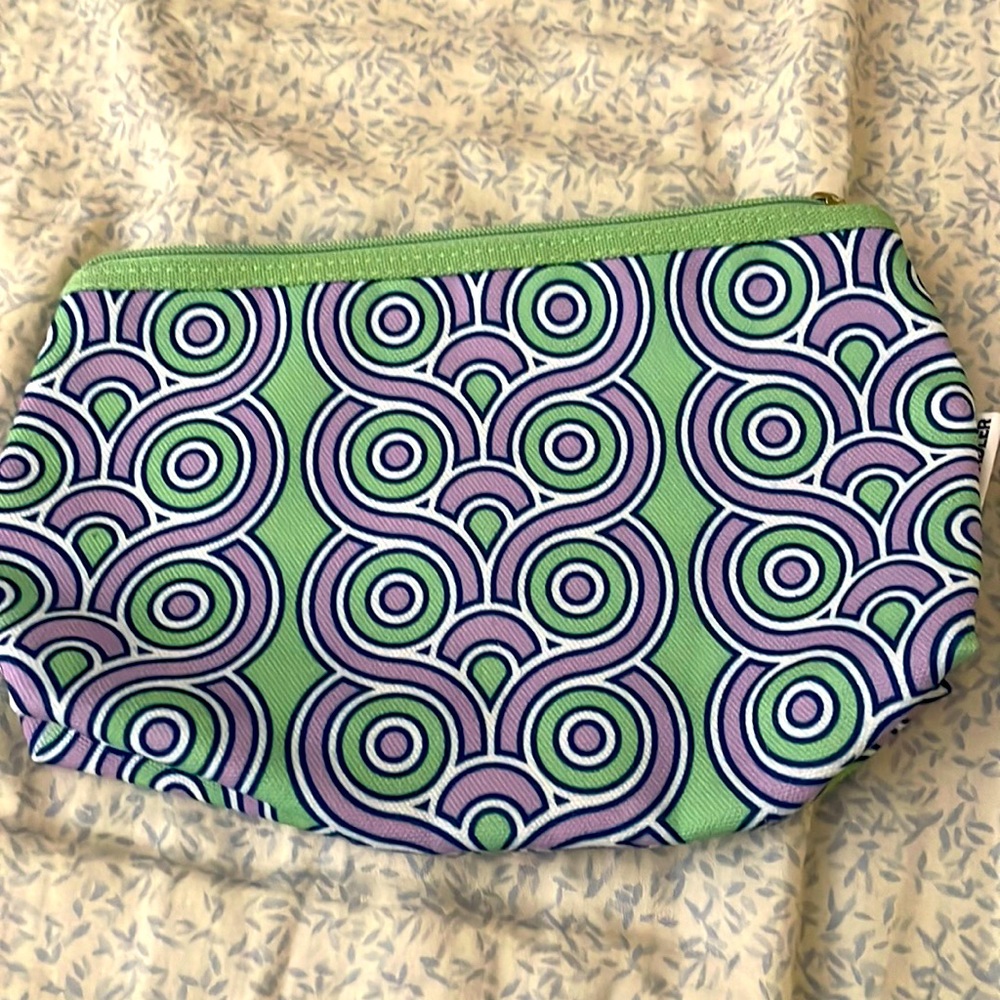 Jonathan Adler Clinique makeup cosmetic bag purse